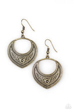 Load image into Gallery viewer, Mountain Muse - Brass Earrings