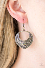 Load image into Gallery viewer, Mountain Muse - Brass Earrings