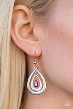Load image into Gallery viewer, Tranquil Teardrops - Purple Earrings