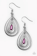 Load image into Gallery viewer, Tranquil Teardrops - Purple Earrings