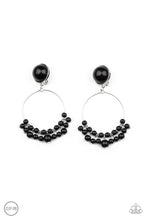 Load image into Gallery viewer, Cabaret Charm - Black Earrings