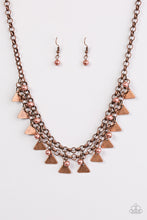 Load image into Gallery viewer, Pretty In Pyramids - Copper Necklace