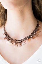 Load image into Gallery viewer, Pretty In Pyramids - Copper Necklace