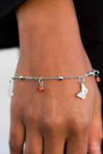 Load image into Gallery viewer, Flutter Fashion - Orange Bracelet