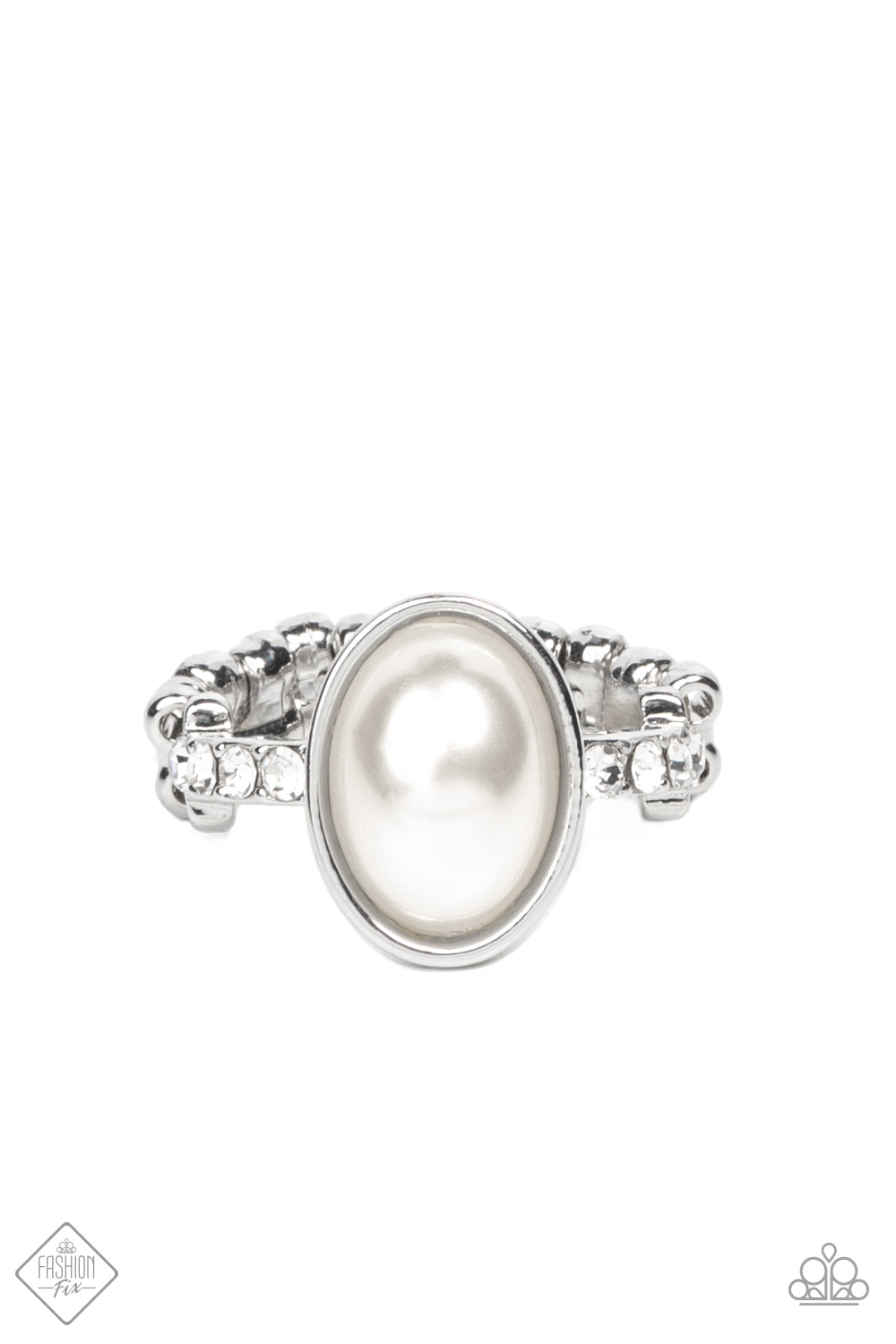 One Day at a SHOWTIME - White Dainty Ring