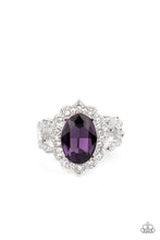 Load image into Gallery viewer, Oval Office Opulence - Purple Dainty Ring