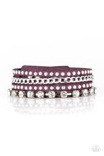 Load image into Gallery viewer, You Talkin To Me? - Purple Bracelet