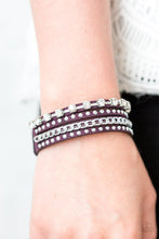Load image into Gallery viewer, You Talkin To Me? - Purple Bracelet