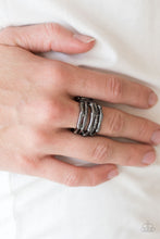 Load image into Gallery viewer, Always On Edge - Black Gunmetal Ring