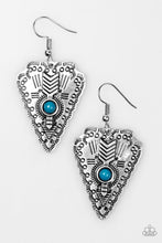 Load image into Gallery viewer, Aim True - Blue Earrings