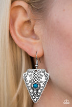Load image into Gallery viewer, Aim True - Blue Earrings