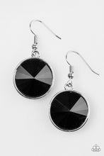 Load image into Gallery viewer, Classy and Glassy - Black Earrings