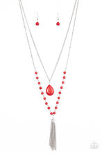 Load image into Gallery viewer, Flintstone Flirt - Red Necklace