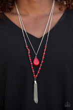 Load image into Gallery viewer, Flintstone Flirt - Red Necklace