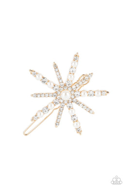 Leading Luminary - Gold Barrette