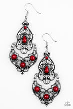 Load image into Gallery viewer, Jungle Runway - Red Earrings
