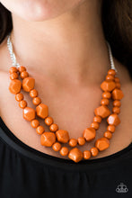 Load image into Gallery viewer, Galapagos Glam - Orange Necklace