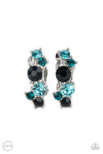 Load image into Gallery viewer, Cosmic Celebration - Blue Clip-On Earrings