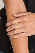 Load image into Gallery viewer, Rough Around The Edges - Gold Ring