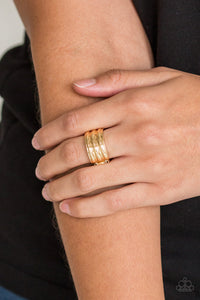 Rough Around The Edges - Gold Ring