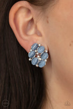 Load image into Gallery viewer, Row, Row, Row Your YACHT - Blue Clip-On Earrings