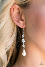 Load image into Gallery viewer, Social Climber - White Earrings