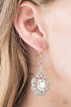 Load image into Gallery viewer, Chicly Courtesan - White Earrings
