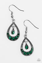 Load image into Gallery viewer, Downtown Princess - Green Earrings