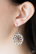 Load image into Gallery viewer, Common Daisy - Purple Earrings