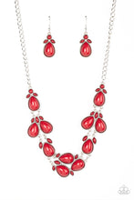 Load image into Gallery viewer, Botanical Banquet - Red Necklace