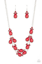 Load image into Gallery viewer, Botanical Banquet - Red Necklace