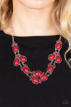 Load image into Gallery viewer, Botanical Banquet - Red Necklace
