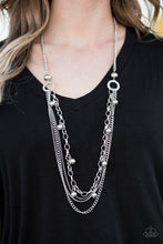Load image into Gallery viewer, Love Is BLING - Silver Necklace