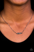 Load image into Gallery viewer, All My Love - Black Gunmetal Necklace