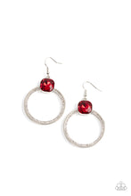 Load image into Gallery viewer, Cheers to Happily Ever After - Red Earrings