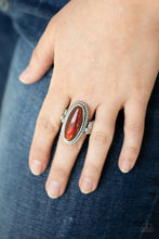 Load image into Gallery viewer, Oval Oasis - Brown Ring