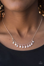 Load image into Gallery viewer, Radiant Rainstorms - Rose Gold Necklace