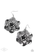 Load image into Gallery viewer, Midnight Garden - Black Gunmetal Earrings