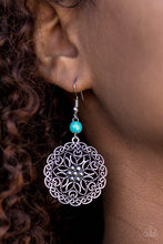 Load image into Gallery viewer, Wildflower Way - Blue Earrings
