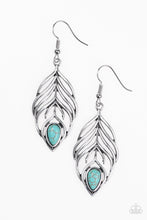 Load image into Gallery viewer, Bold Little Bird - Blue Earrings