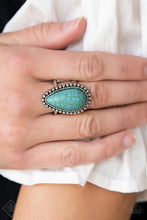 Load image into Gallery viewer, Urban Elements - Blue Ring 🔸Turquoise Stone🔸