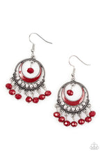 Load image into Gallery viewer, Meet Me At Midnight - Red Earrings