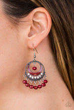 Load image into Gallery viewer, Meet Me At Midnight - Red Earrings