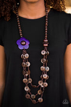 Load image into Gallery viewer, Honolulu Hula - Purple Necklace