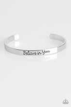 Load image into Gallery viewer, Always Believe - Silver Bracelet