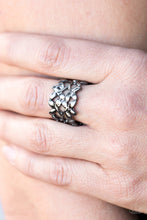 Load image into Gallery viewer, Get Your GROVE On - Black Gunmetal Ring