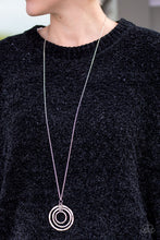 Load image into Gallery viewer, Full Eclipse - Silver Necklace