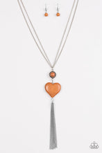 Load image into Gallery viewer, Cold Cold Heart - Brown Necklace