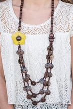 Load image into Gallery viewer, Honolulu Hula - Yellow Necklace
