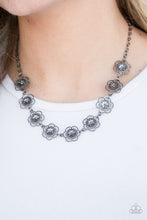 Load image into Gallery viewer, BLOOM Or Bust - Black Gunmetal Necklace